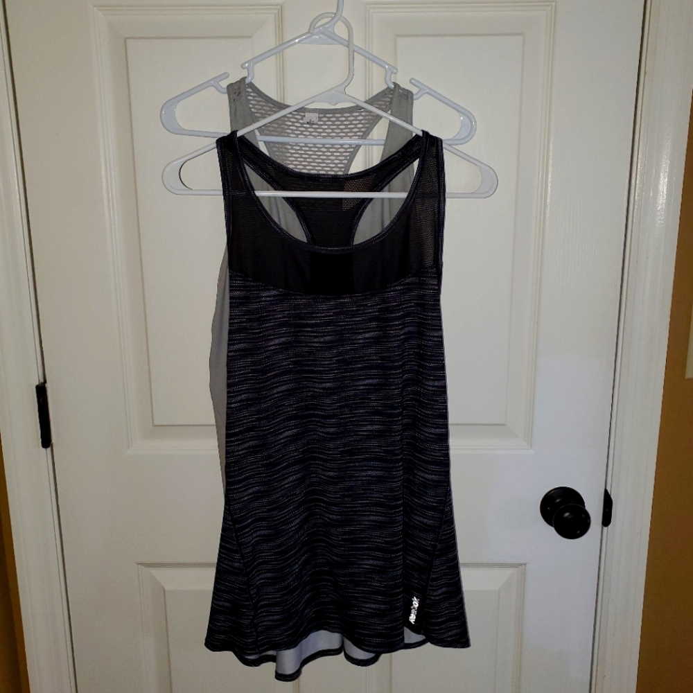 TWO GUC Reebok Dri-Fit Workout Tops